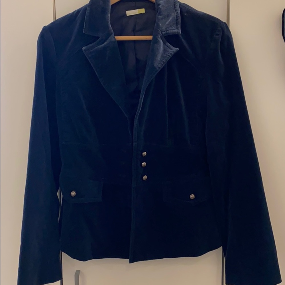 Velvet Dark Green Jacket